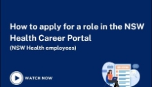 NSW Health Employee Portal Tour